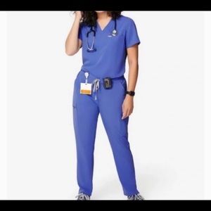 [SOLD ON EBAY] Figs Top & Pants - Denim Blue Color